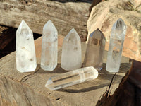 Polished Clear Quartz Crystals x 12 From Madagascar - Toprock Gemstones and Minerals