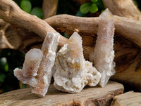 Natural Golden Limonite Coated Spirit Quartz Crystals x 35 From Boekenhouthoek, South Africa - Toprock Gemstones and Minerals