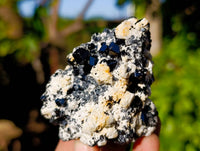 Natural Schorl Black Tourmaline Specimens x 6 From Erongo, Namibia - Toprock Gemstones and Minerals