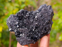 Natural Schorl Black Tourmaline Specimens x 6 From Erongo, Namibia - Toprock Gemstones and Minerals