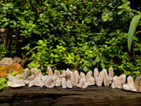Natural Limonite Coated Fairy Spirit Quartz Specimens x 35 From South Africa - Toprock Gemstones and Minerals