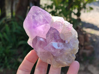 Polished Jacaranda Amethyst Quartz Crystals x 6 From Mumbwa, Zambia - Toprock Gemstones and Minerals