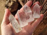 Polished Clear Quartz Crystals x 24 From Madagascar - Toprock Gemstones and Minerals