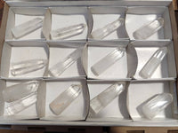 Polished Clear Quartz Crystals x 13 From Madagascar - Toprock Gemstones and Minerals