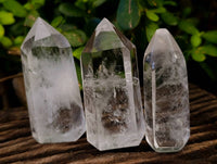 Polished Clear Quartz Crystals x 12 From Madagascar - Toprock Gemstones and Minerals