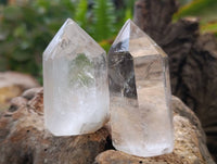 Polished Clear Quartz Crystals x 12 From Madagascar - Toprock Gemstones and Minerals