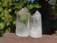 Polished Clear Quartz Crystals x 12 From Madagascar - Toprock Gemstones and Minerals