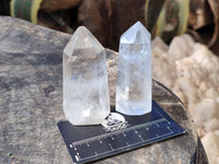 Polished Clear Quartz Crystals x 12 From Madagascar - Toprock Gemstones and Minerals