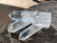 Polished Clear Quartz Crystals x 12 From Madagascar - Toprock Gemstones and Minerals
