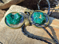 Hand Made Specially Selected Dioptase Pendants - Sold Per Item - From South Africa - Toprock Gemstones and Minerals