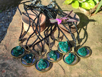 Hand Made Specially Selected Dioptase Pendants - Sold Per Item - From South Africa - Toprock Gemstones and Minerals