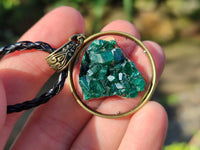 Hand Made Specially Selected Dioptase Pendants - Sold Per Item - From South Africa - Toprock Gemstones and Minerals
