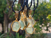 Hand Made Specially Selected Aquamarine Pendants - Sold Per Item - From South Africa - Toprock Gemstones and Minerals