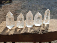 Polished Clear Quartz Crystals x 20 From Madagascar - Toprock Gemstones and Minerals