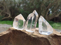 Polished Clear Quartz Crystals x 20 From Madagascar - Toprock Gemstones and Minerals