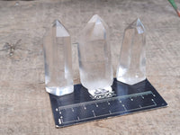 Polished Clear Quartz Crystals x 20 From Madagascar - Toprock Gemstones and Minerals