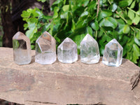 Polished Clear Quartz Crystals x 20 From Madagascar - Toprock Gemstones and Minerals