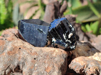 Natural Schorl Black Tourmaline, Smokey Quartz with some Hyalite Opal x 12 From Erongo, Namibia - Toprock Gemstones and Minerals