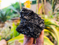 Natural Schorl Black Tourmaline Specimens x 4 From Erongo, Namibia - Toprock Gemstones and Minerals