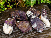 Natural Metallic Purpurite Specimens x 6 From Erongo, Namibia - Toprock Gemstones and Minerals