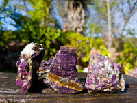 Natural Metallic Purpurite Specimens x 12 From Erongo, Namibia - Toprock Gemstones and Minerals