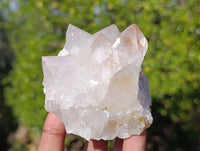 Natural Amethyst Spirit Quartz Clusters x 6 From South Africa - Toprock Gemstones and Minerals