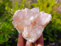 Natural Amethyst Spirit Quartz Clusters x 6 From South Africa - Toprock Gemstones and Minerals