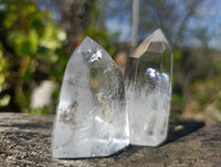 Polished Clear Quartz Crystals x 12 From Madagascar - Toprock Gemstones and Minerals