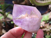 Polished Jacaranda Amethyst Quartz Crystals x 9 From Mumbwa, Zambia - Toprock Gemstones and Minerals