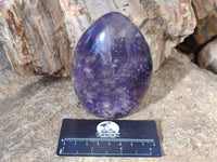 Polished Purple Lepidolite Standing Free Forms x 3 From Zimbabwe - Toprock Gemstones and Minerals