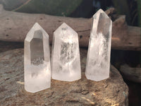 Polished Clear Quartz Crystals x 13 From Madagascar - Toprock Gemstones and Minerals
