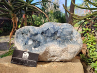 Natural Celestite Geode Specimen x 1 From Sakoany, Madagascar - Toprock Gemstones and Minerals