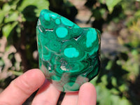 Polished Malachite Free Forms x 6 From Congo - Toprock Gemstones and Minerals