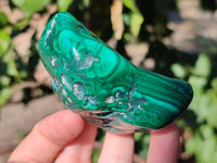 Polished Malachite Free Forms x 6 From Congo - Toprock Gemstones and Minerals