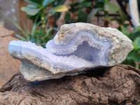 Natural Blue Lace Agate Geode Specimens x 6 From Malawi - Toprock Gemstones and Minerals