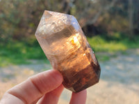 Polished Smokey Quartz Crystals x 6 From Madagascar - Toprock Gemstones and Minerals