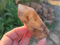 Polished Smokey Quartz Crystals x 6 From Madagascar - Toprock Gemstones and Minerals