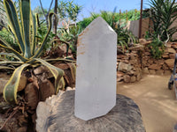 Polished Clear Quartz Crystal x 1 From Madagascar - Toprock Gemstones and Minerals