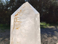 Polished Clear Quartz Crystal x 1 From Madagascar - Toprock Gemstones and Minerals
