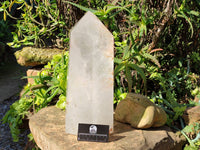 Polished Clear Quartz Crystal x 1 From Madagascar - Toprock Gemstones and Minerals