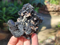 Natural Schorl Black Tourmaline Specimens x 6 From Erongo, Namibia - Toprock Gemstones and Minerals