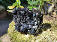 Natural Schorl Black Tourmaline Specimens x 6 From Erongo, Namibia - Toprock Gemstones and Minerals