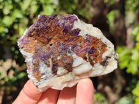 Natural Metallic Purpurite Cobbed Specimens x 6 From Erongo, Namibia - Toprock Gemstones and Minerals