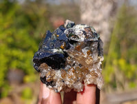 Natural Schorl Black Tourmaline Specimens x 6 From Erongo, Namibia - Toprock Gemstones and Minerals