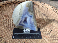Polished Blue Lace Agate Stranding Free Forms x 3 From Malawi - Toprock Gemstones and Minerals