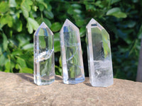 Polished Clear Quartz Crystals x 24 From Madagascar - Toprock Gemstones and Minerals