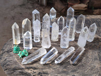Polished Clear Quartz Crystals x 24 From Madagascar - Toprock Gemstones and Minerals