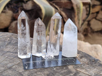 Polished Clear Quartz Crystals x 24 From Madagascar - Toprock Gemstones and Minerals
