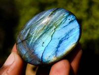 Polished Labradorite Palm Stones x 20 From Tulear, Madagascar - Toprock Gemstones and Minerals