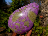Polished Stichtite Standing Free Forms x 2 From Barberton, South Africa - Toprock Gemstones and Minerals